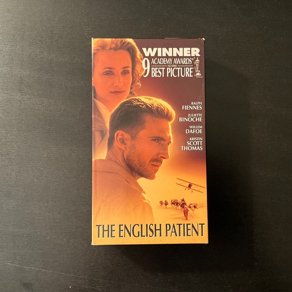 The English Patient VHS Movie‎ 9 Academy Awards Best Picture Fiennes